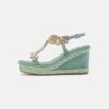 Alma En Pena Sandalen Met Plateauzool - Mint