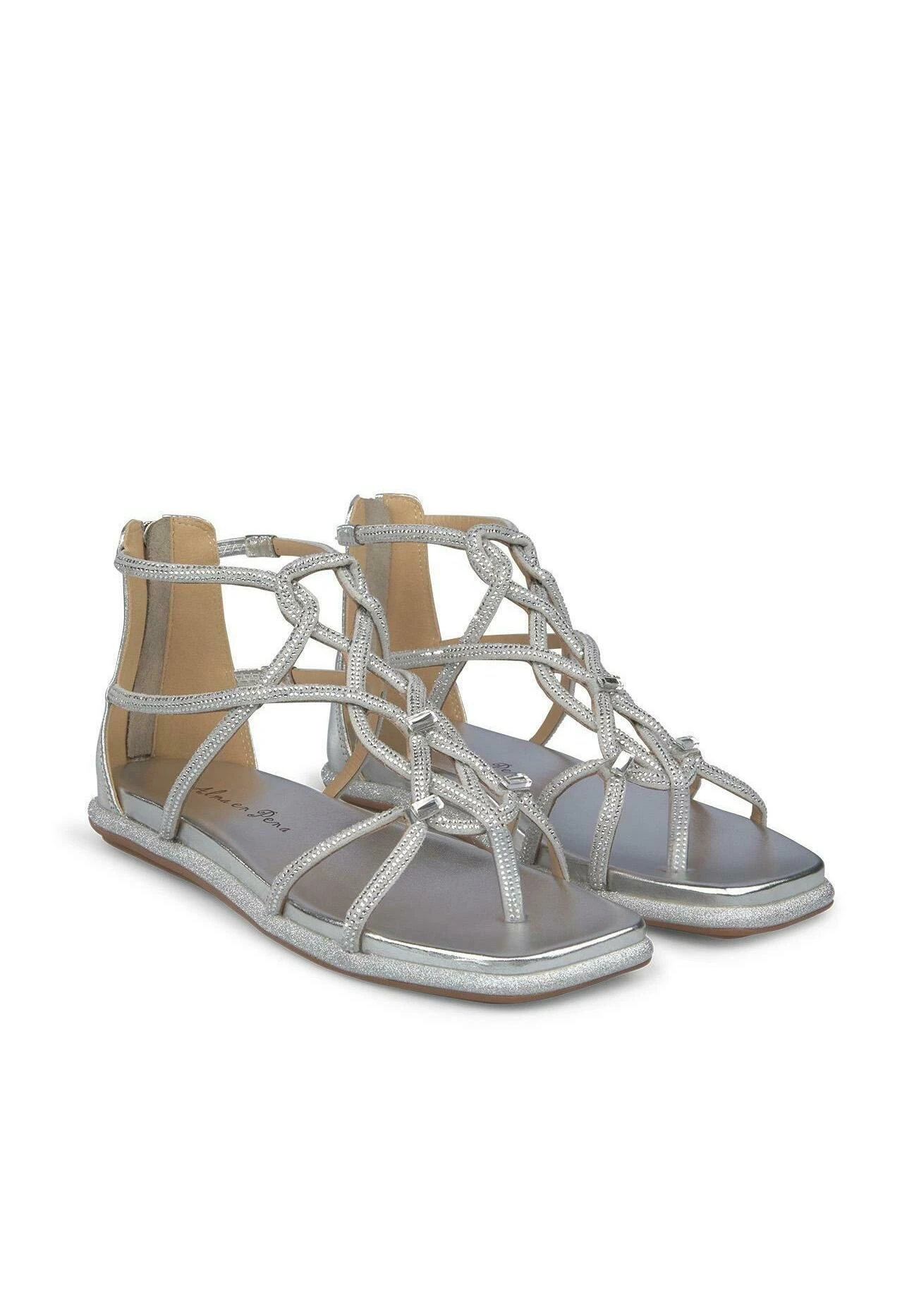 Alma En Pena Almeida - Teensandalen - Plata 2 Alma En Pena Almeida - Teensandalen - Plata - Afbeelding 2
