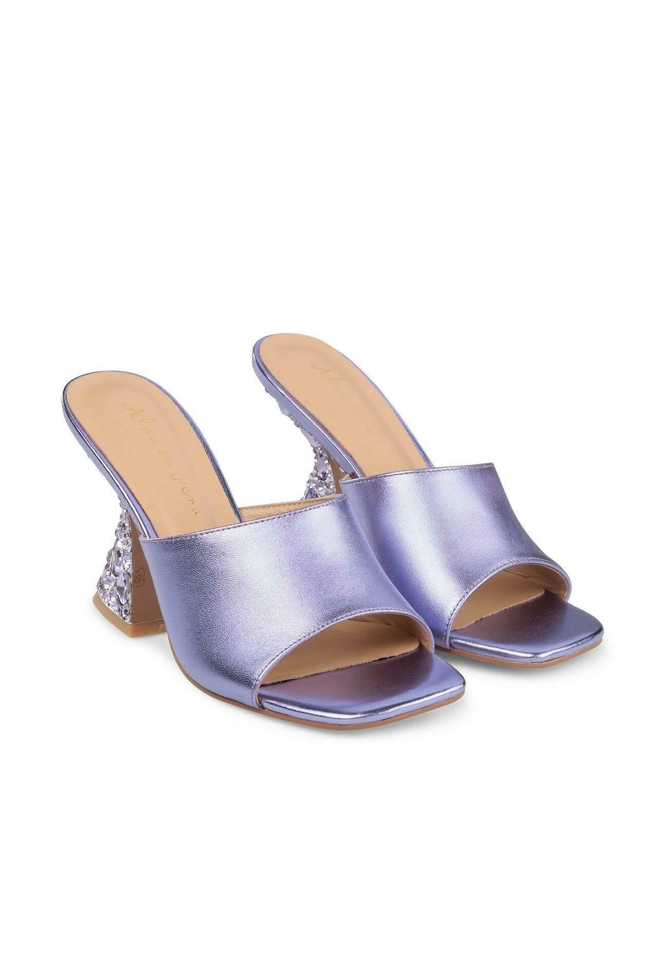 Alma En Pena Brouwerij - Muiltjes Met Hak - Morado 2 Alma En Pena Brouwerij - Muiltjes Met Hak - Morado - Afbeelding 2