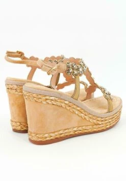 Alma En Pena Osaka - Sandalen Met Sleehak - Sand -Alma En Pena Winkel 3503fd49f07243a9b45b741e2767aa61