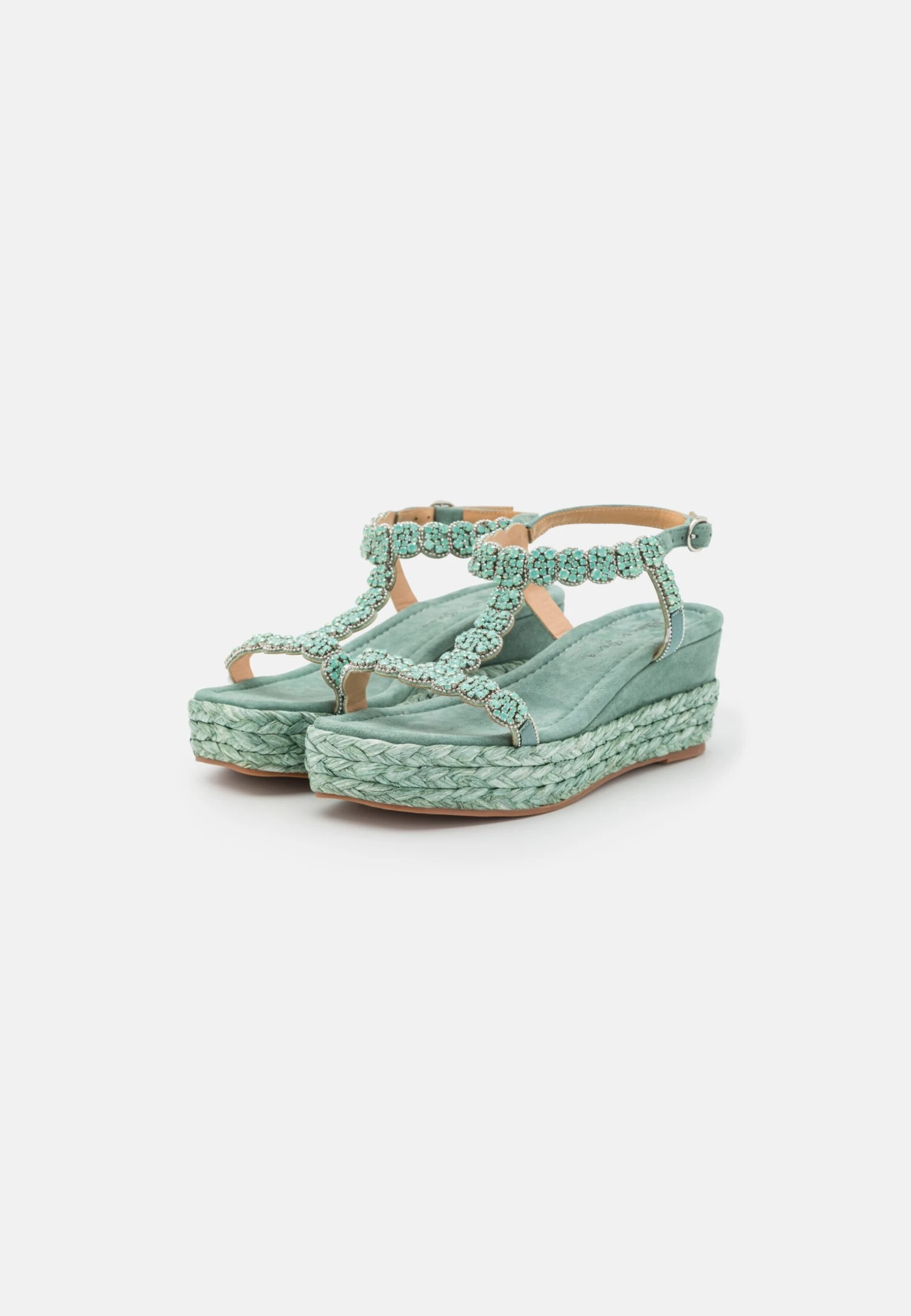 Alma En Pena Sandalen Met Plateauzool - Jade 3 Alma En Pena Sandalen Met Plateauzool - Jade - Afbeelding 3