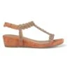 Alma En Pena Alcaraz - Sandalen Met Sleehak - Naranja