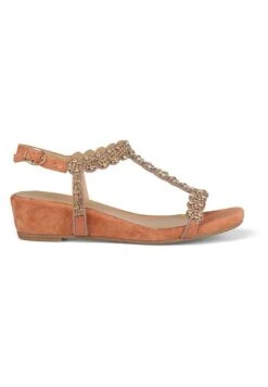 Alma En Pena Alcaraz - Sandalen Met Sleehak - Naranja