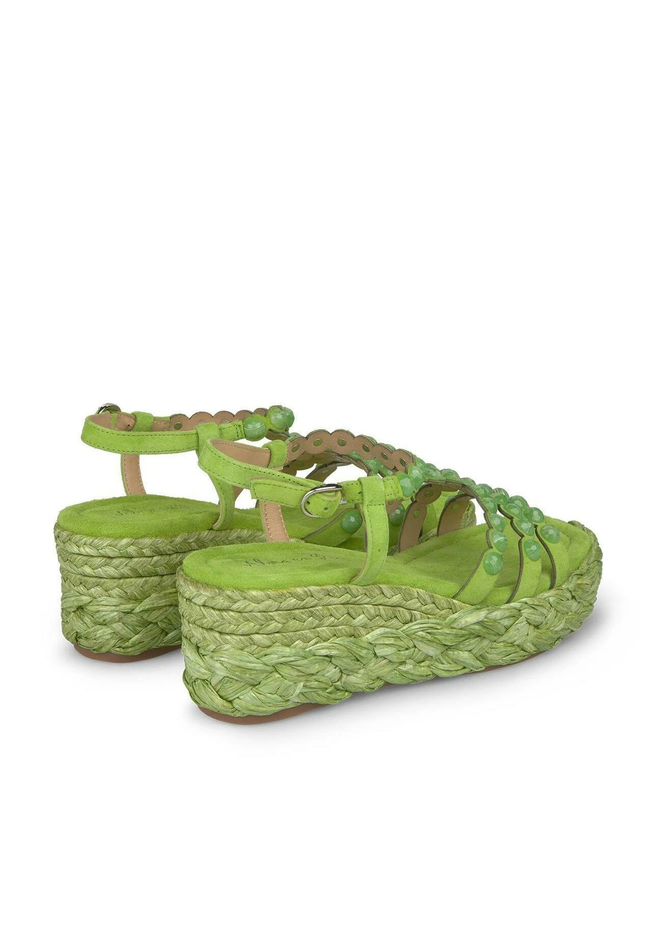Alma En Pena Sandalen Met Sleehak - Verde 3 Alma En Pena Sandalen Met Sleehak - Verde - Afbeelding 3