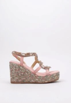 Alma En Pena Sandalen Met Sleehak - Pink -Alma En Pena Winkel 6d6756ac84094e778b506351ff61db1a