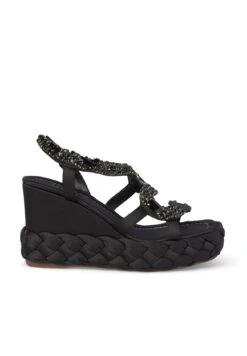 Alma En Pena Osinaga - Sandalen Met Plateauzool - Black