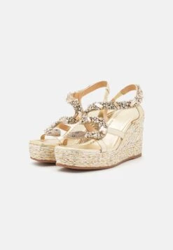 Alma En Pena Sandalen Met Plateauzool - Diva Gold -Alma En Pena Winkel 77974bddf05c4722b5856e81389ef813