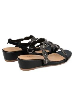 Alma En Pena Rodriguez - Sandalen Met Sleehak - Black -Alma En Pena Winkel 797e537094254caebc2dd0f8c3b34766