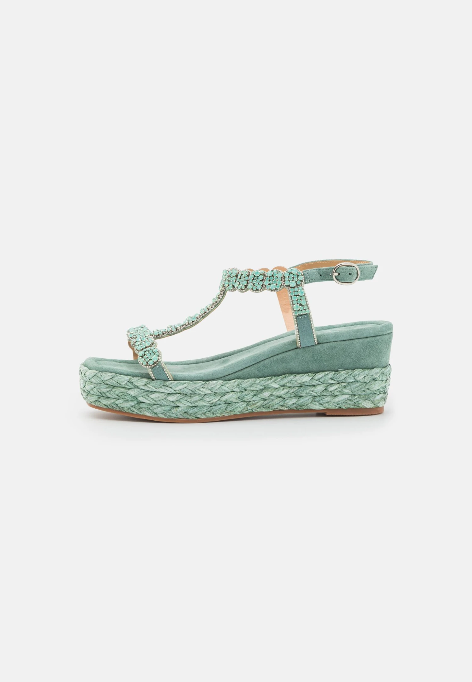 Alma En Pena Sandalen Met Plateauzool - Jade 2 Alma En Pena Sandalen Met Plateauzool - Jade - Afbeelding 2