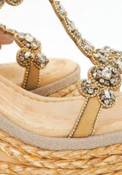 Alma En Pena Osaka - Sandalen Met Sleehak - Sand -Alma En Pena Winkel 7f05091c774241bfbb788dd5ebfa65d9