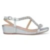 Alma En Pena Cara - Sandalen Met Sleehak - Plata