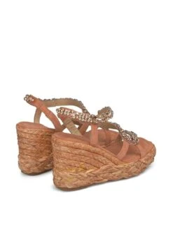 Alma En Pena Ibañez - Sandalen Met Sleehak - Teja -Alma En Pena Winkel 9edd7e95957d480f9febaff90853ffc1