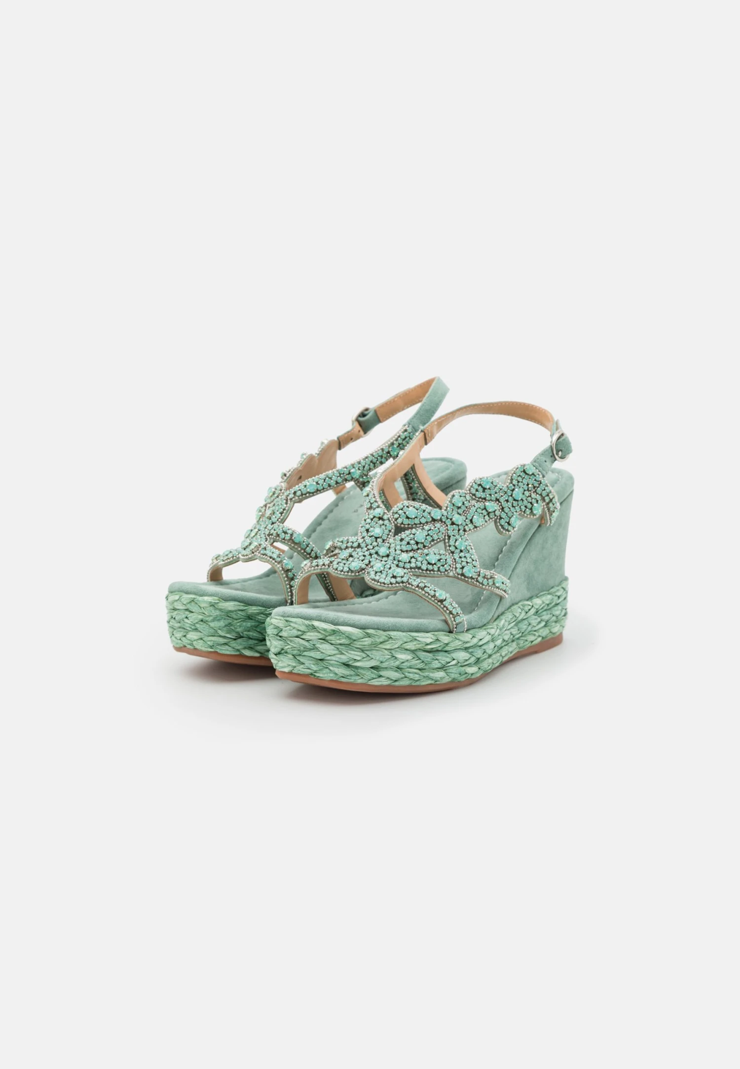 Alma En Pena Sandalen Met Plateauzool - Jade 3 Alma En Pena Sandalen Met Plateauzool - Jade - Afbeelding 3