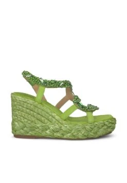 Alma En Pena Ibañez - Sandalen Met Sleehak - Verde