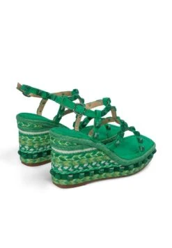 Alma En Pena Zavala - Sandalen Met Sleehak - Verde Oscuro 5 Alma En Pena Zavala - Sandalen Met Sleehak - Verde Oscuro -Alma En Pena Winkel add656f46e0d4976a8ecb68b8021a5d5