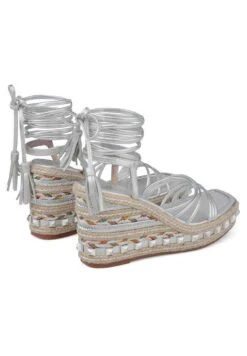 Alma En Pena Armental - Sandalen Met Sleehak - Plata -Alma En Pena Winkel b9013a0a26f24cb9bb1e29cb3cf90ad5