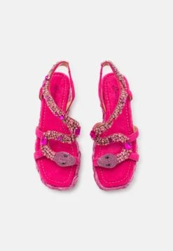 Alma En Pena Sandalen Met Sleehak - Fuxia -Alma En Pena Winkel c395d76de4034433921c70618959994b
