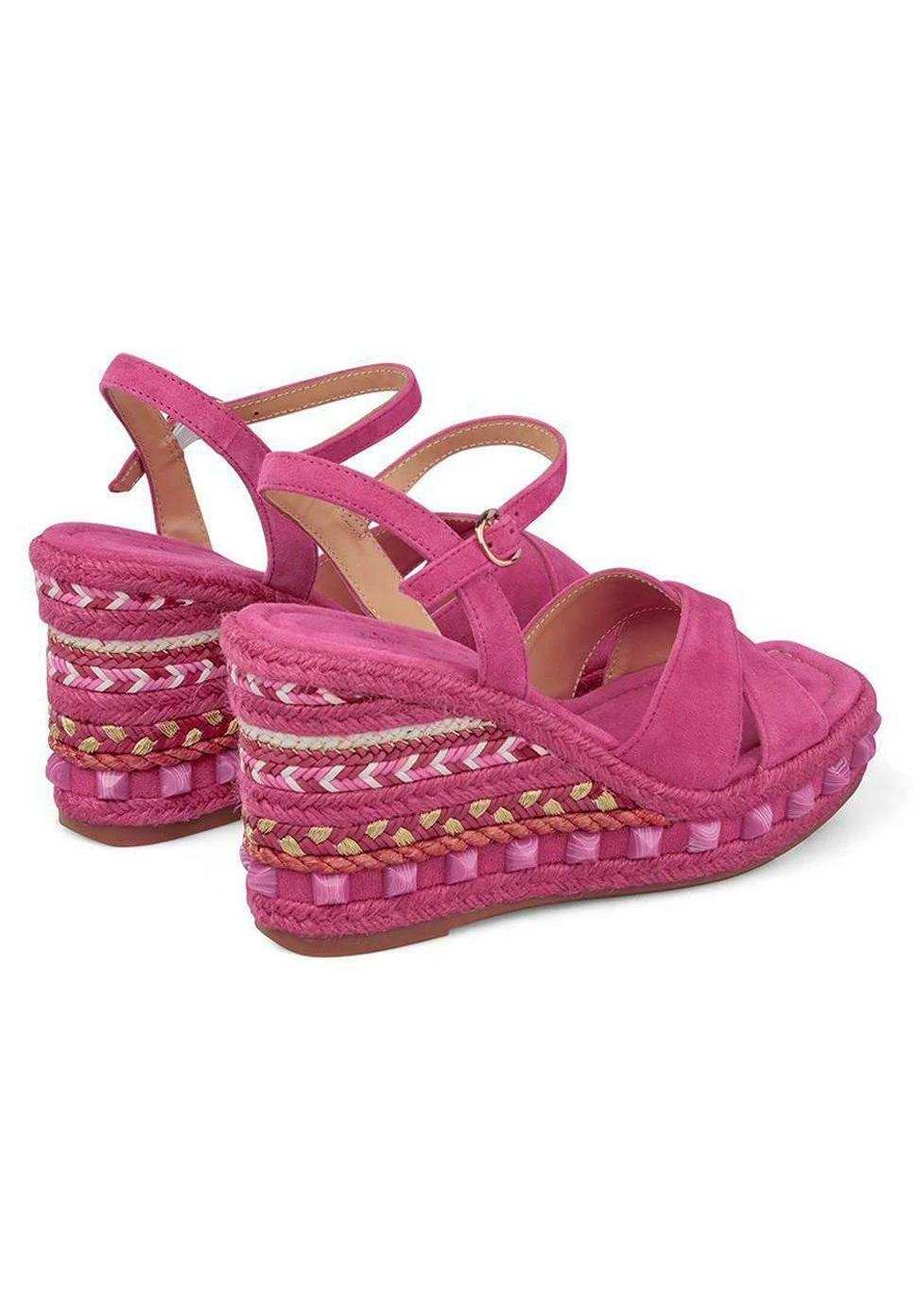 Alma En Pena Oteiza - Sandalen Met Sleehak - Rosa 3 Alma En Pena Oteiza - Sandalen Met Sleehak - Rosa - Afbeelding 3