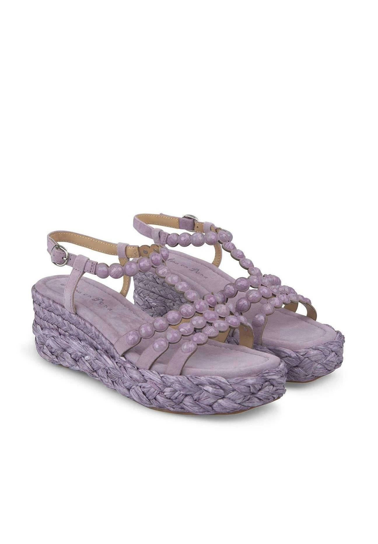 Alma En Pena Sandalen Met Sleehak - Morado 2 Alma En Pena Sandalen Met Sleehak - Morado - Afbeelding 2