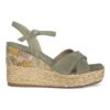 Alma En Pena Senosiain - Sandalen Met Sleehak - Verde