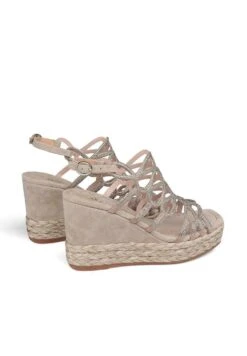Alma En Pena Dominguez - Sandalen Met Sleehak - Taupe -Alma En Pena Winkel e4bc056ff6ee4112ad5d0db837604299