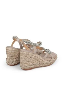 Alma En Pena Ibañez - Sandalen Met Sleehak - Gris -Alma En Pena Winkel e4f971a45d334dc8985ad01c17f00e77