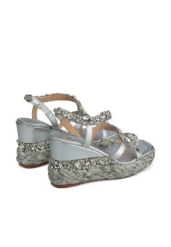 Alma En Pena Vera - Sandalen Met Sleehak - Plata -Alma En Pena Winkel f6fab57d9fa54215817fc9c6859500a5