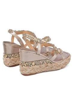 Alma En Pena Vera - Sandalen Met Sleehak - Bronce -Alma En Pena Winkel f757d6c1d4854b07a30e936b32c3fbca