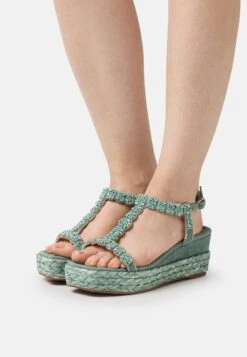 Alma En Pena Sandalen Met Plateauzool - Jade