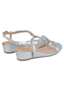 Alma En Pena Cara - Sandalen Met Sleehak - Plata -Alma En Pena Winkel fbf2371922844af1bb4b5bb112bb04a2