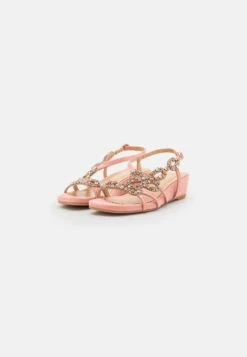 Alma En Pena Sandalen Met Sleehak - Salmon -Alma En Pena Winkel fd90b8b6c96f4104bafc56c2b6bfd955