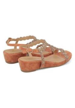 Alma En Pena Alcaraz - Sandalen Met Sleehak - Naranja -Alma En Pena Winkel ff579fc1f48942f89630f4c7e33ca001